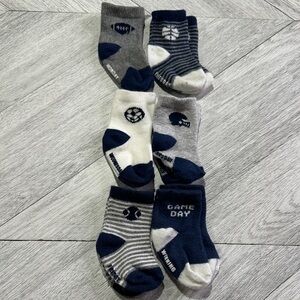 👦🏼 5/$35 - Infant - 3-12M game day socks